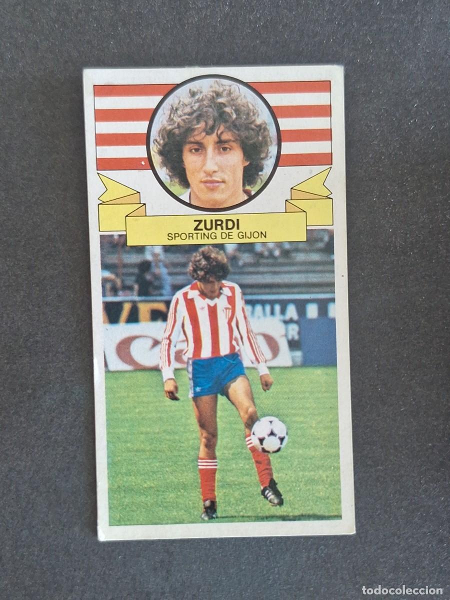 Football Stickers: L4 ZURDI SPORTING DE GIJON LIGA ESTE 1985 1986 85 86 DESPEGADO RECUPERADO