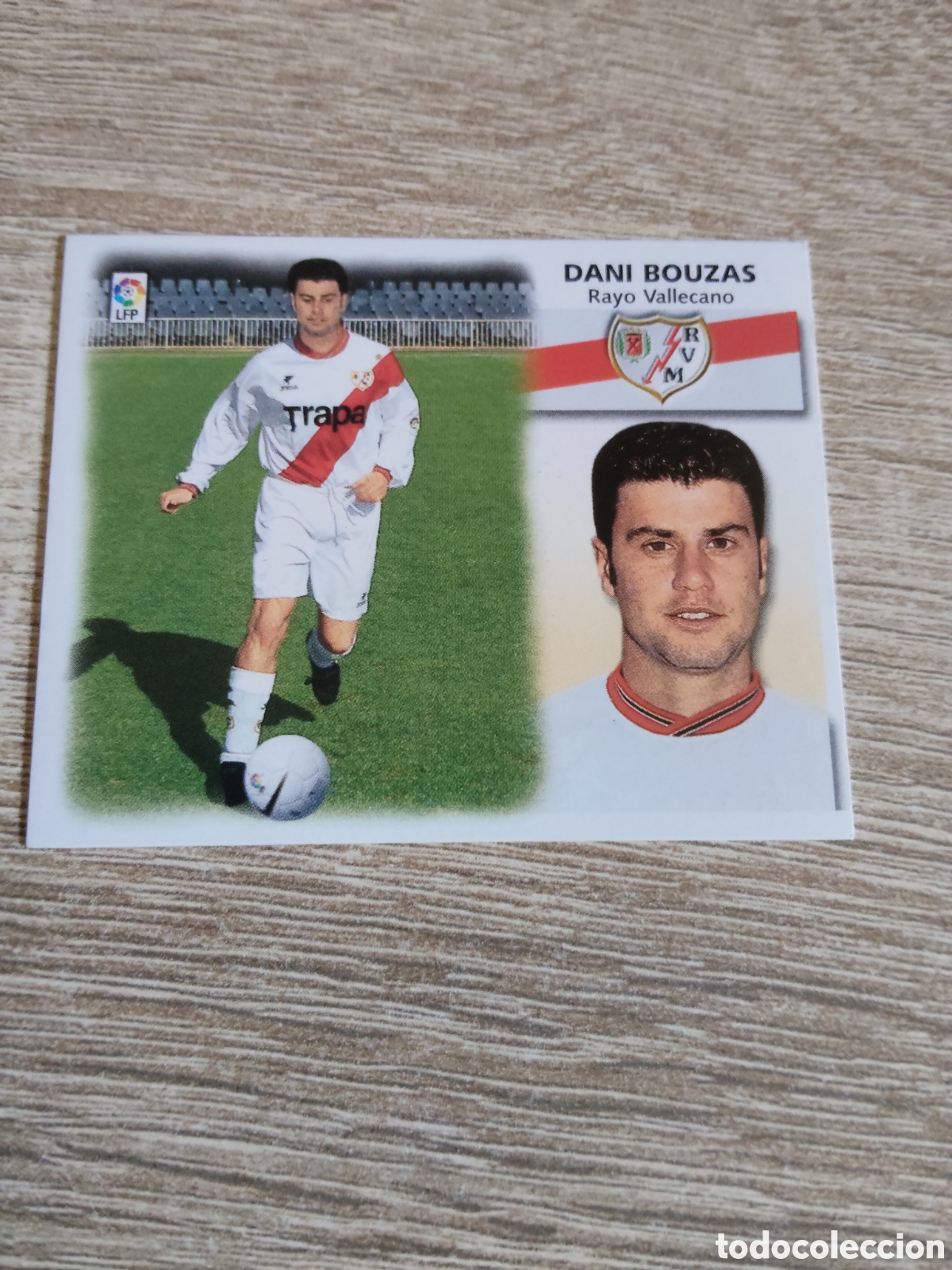 Cromos de f&uacute;tbol: Dani Bouzas coloca Rayo Vallecano liga 1999 2000 99 00 ediciones este nuevo
