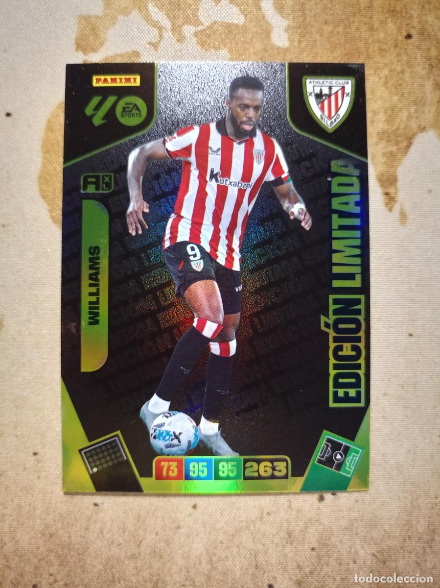 Cromos de f&uacute;tbol: Edici&oacute;n Limitada WILLIAMS Adrenalyn 2025-26