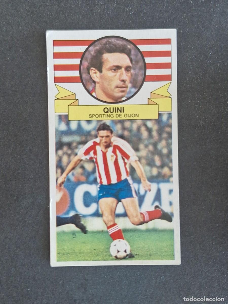 Cromos de f&uacute;tbol: L4 QUINI SPORTING DE GIJON LIGA ESTE 1985 1986 85 86 DESPEGADO RECUPERADO