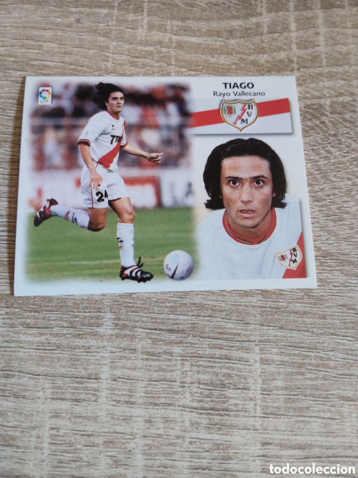 Cromos de f&uacute;tbol: Tiago baja Rayo Vallecano liga 1999 2000 99 00 ediciones este
