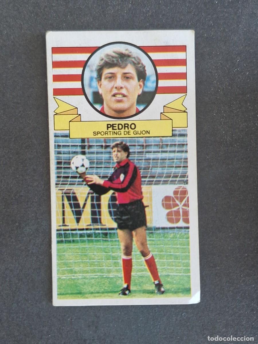 Cromos de f&uacute;tbol: L4 PEDRO SPORTING DE GIJON LIGA ESTE 1985 1986 85 86 DESPEGADO RECUPERADO