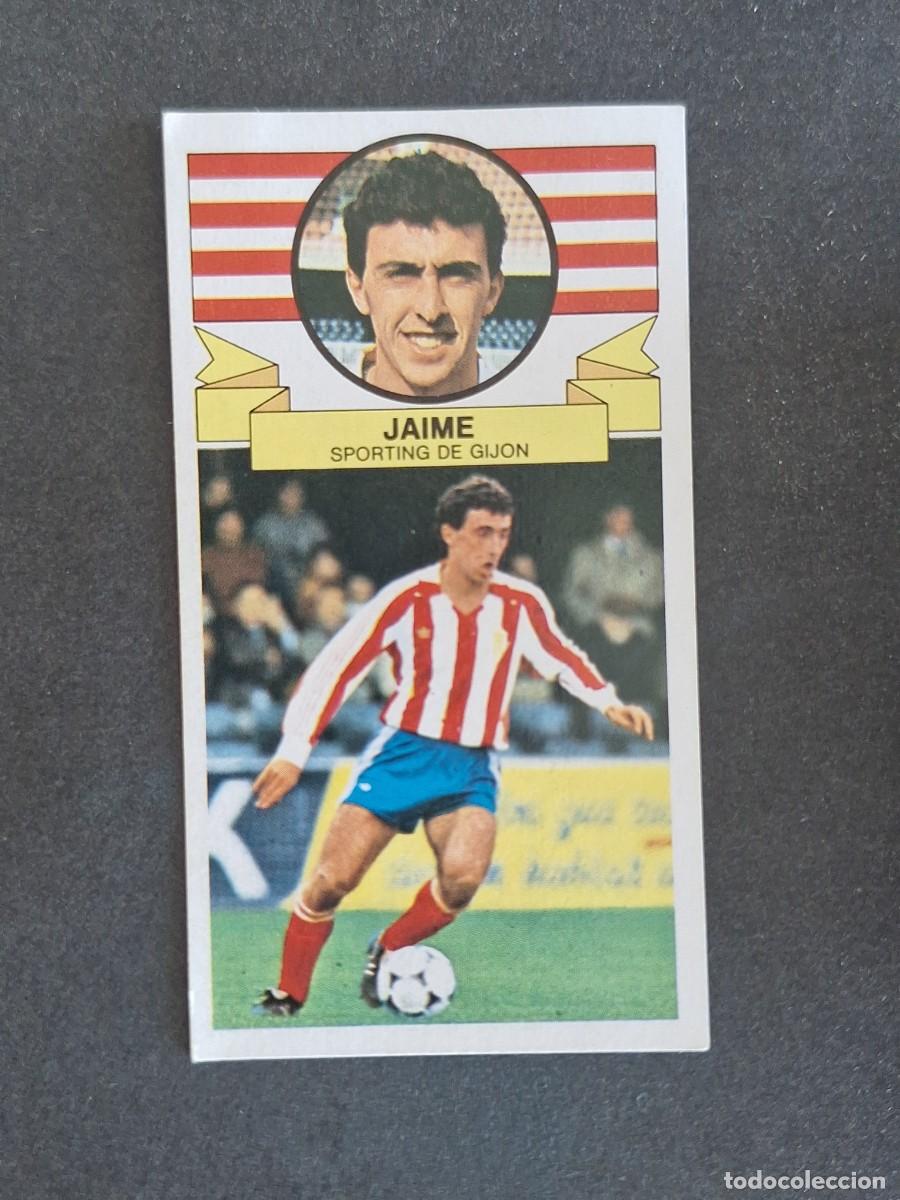Cromos de f&uacute;tbol: L4 JAIME SPORTING DE GIJON LIGA ESTE 1985 1986 85 86 DESPEGADO RECUPERADO