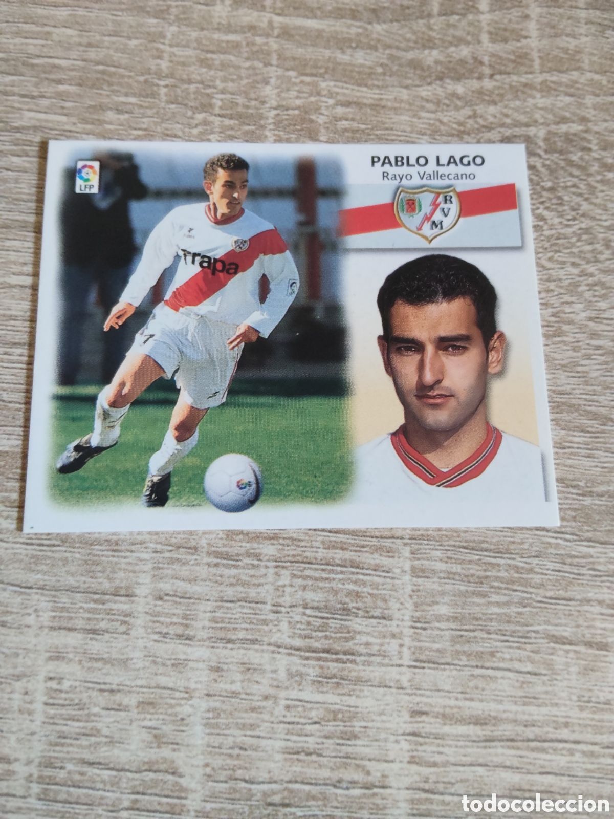 Cromos de f&uacute;tbol: Pablo Lago baja Rayo Vallecano liga 1999 2000 99 00 ediciones este