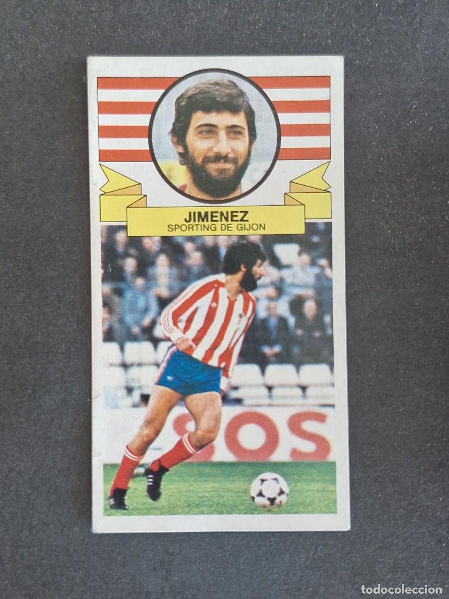 Cromos de f&uacute;tbol: L4 JIMENEZ SPORTING DE GIJON LIGA ESTE 1985 1986 85 86 DESPEGADO RECUPERADO