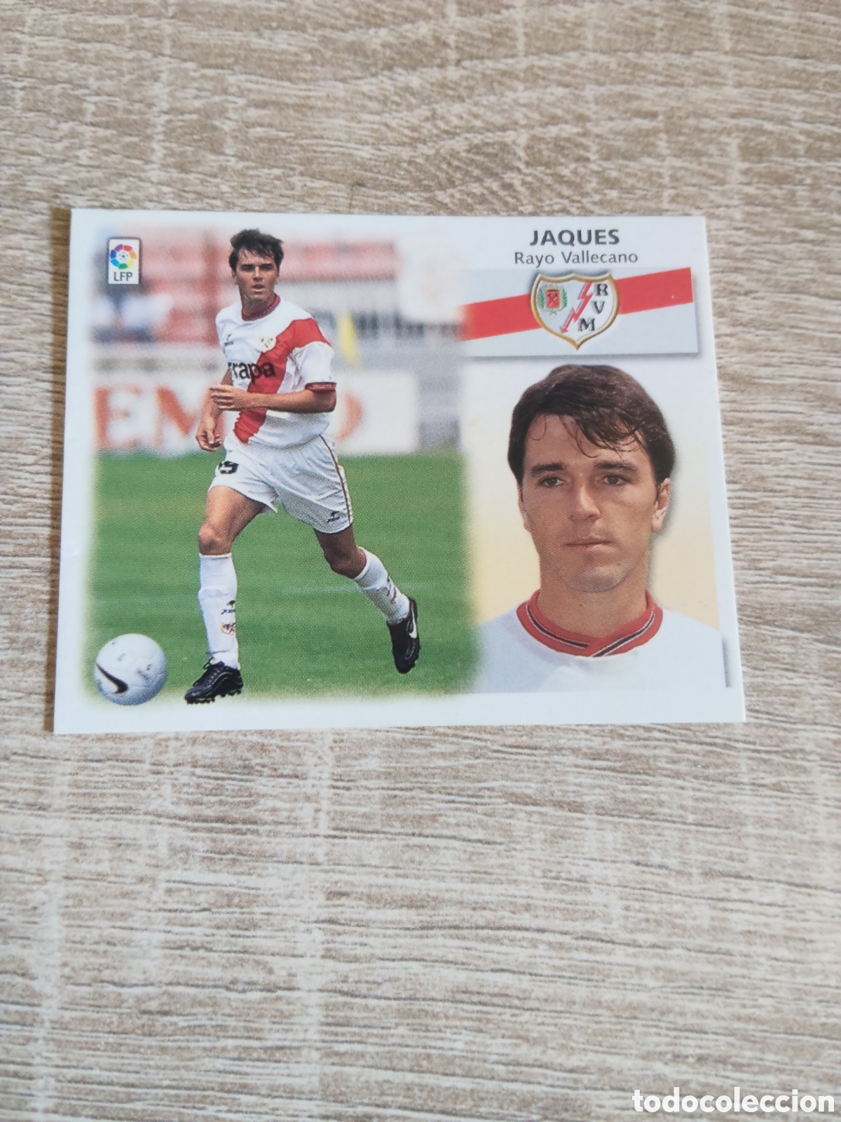 Cromos de f&uacute;tbol: Jaques baja Rayo Vallecano liga 1999 2000 99 00 ediciones este