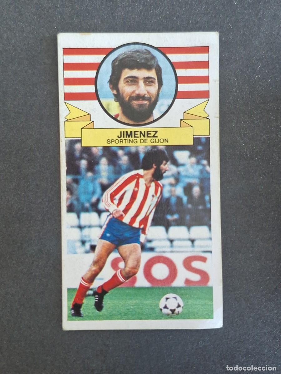 Cromos de f&uacute;tbol: L4 JIMENEZ SPORTING DE GIJON LIGA ESTE 1985 1986 85 86 DESPEGADO RECUPERADO