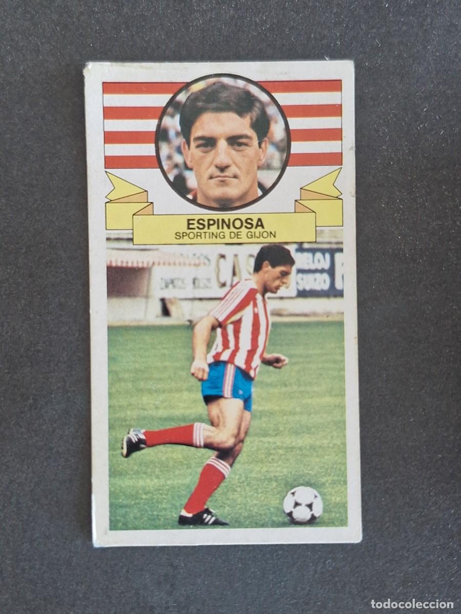 Cromos de f&uacute;tbol: L4 ESPINOSA SPORTING DE GIJON LIGA ESTE 1985 1986 85 86 DESPEGADO RECUPERADO