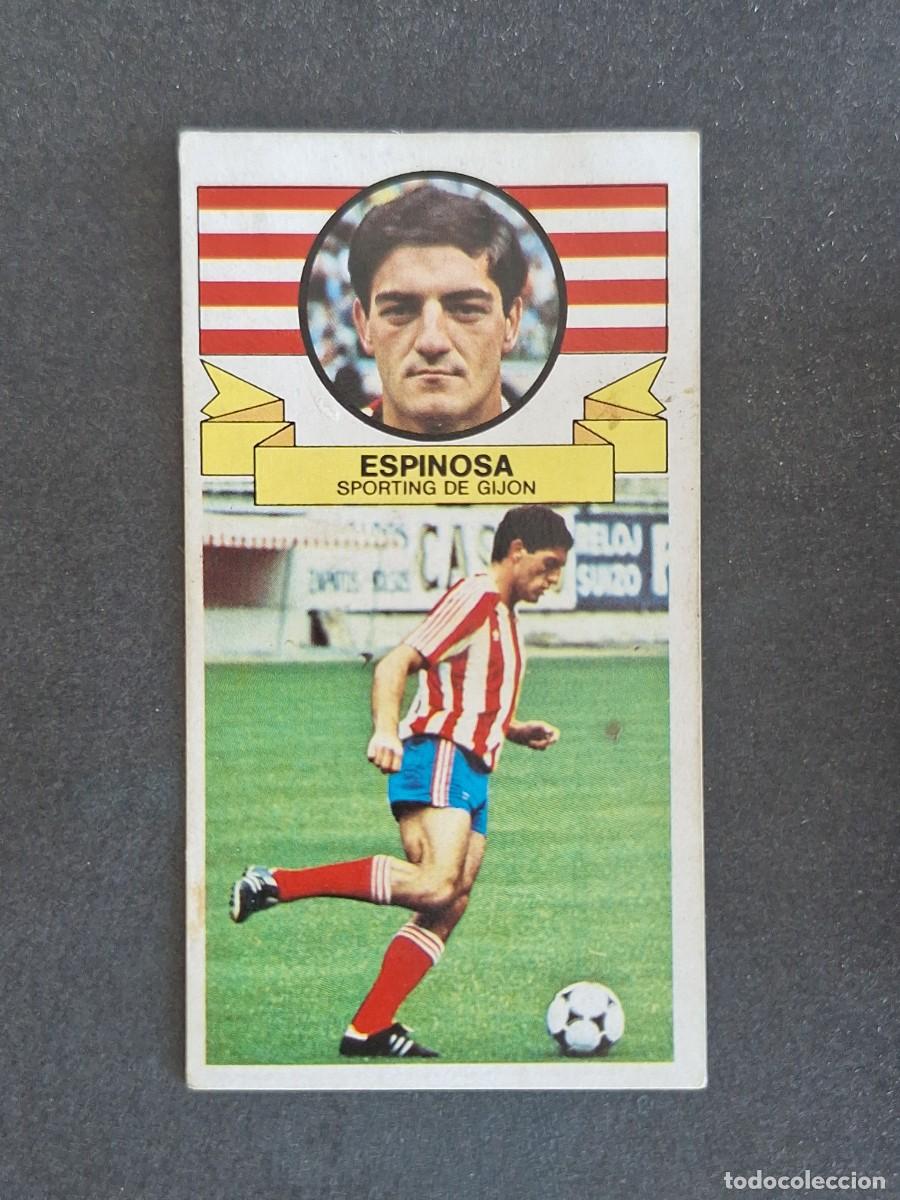 Cromos de f&uacute;tbol: L4 ESPINOSA SPORTING DE GIJON LIGA ESTE 1985 1986 85 86 DESPEGADO RECUPERADO
