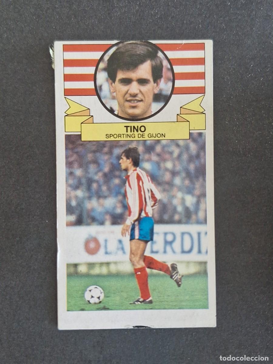 Cromos de f&uacute;tbol: L4 TINO SPORTING DE GIJON LIGA ESTE 1985 1986 85 86 DESPEGADO RECUPERADO
