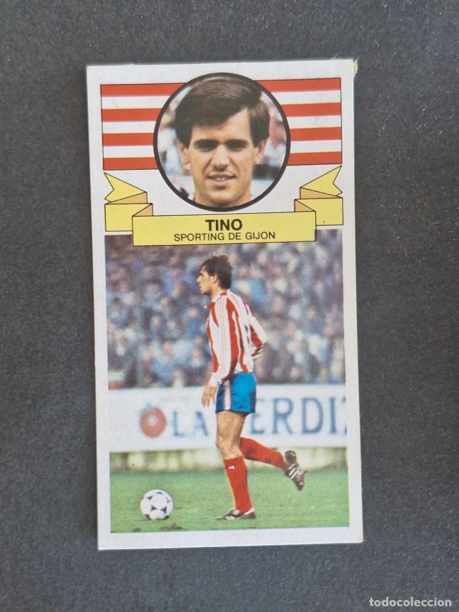 Cromos de f&uacute;tbol: L4 TINO SPORTING DE GIJON LIGA ESTE 1985 1986 85 86 DESPEGADO RECUPERADO