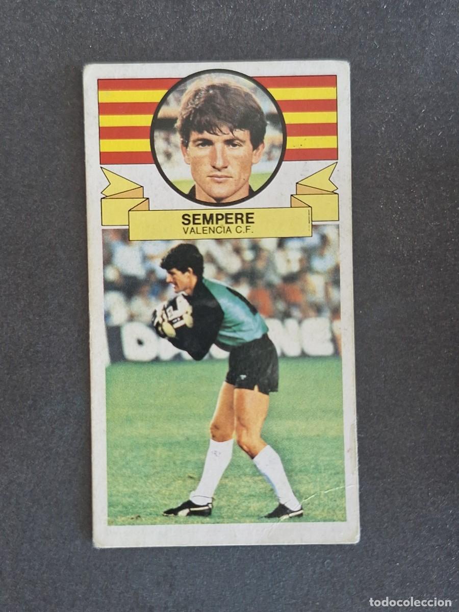 Cromos de f&uacute;tbol: L4 SEMPERE VALENCIA C. F. LIGA ESTE 1985 1986 85 86 DESPEGADO RECUPERADO