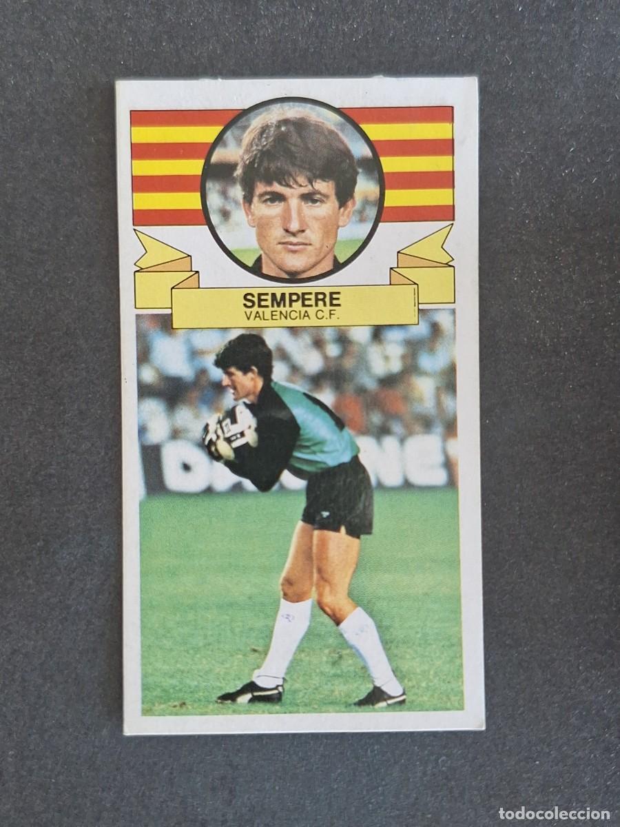Cromos de f&uacute;tbol: L4 SEMPERE VALENCIA C. F. LIGA ESTE 1985 1986 85 86 DESPEGADO RECUPERADO
