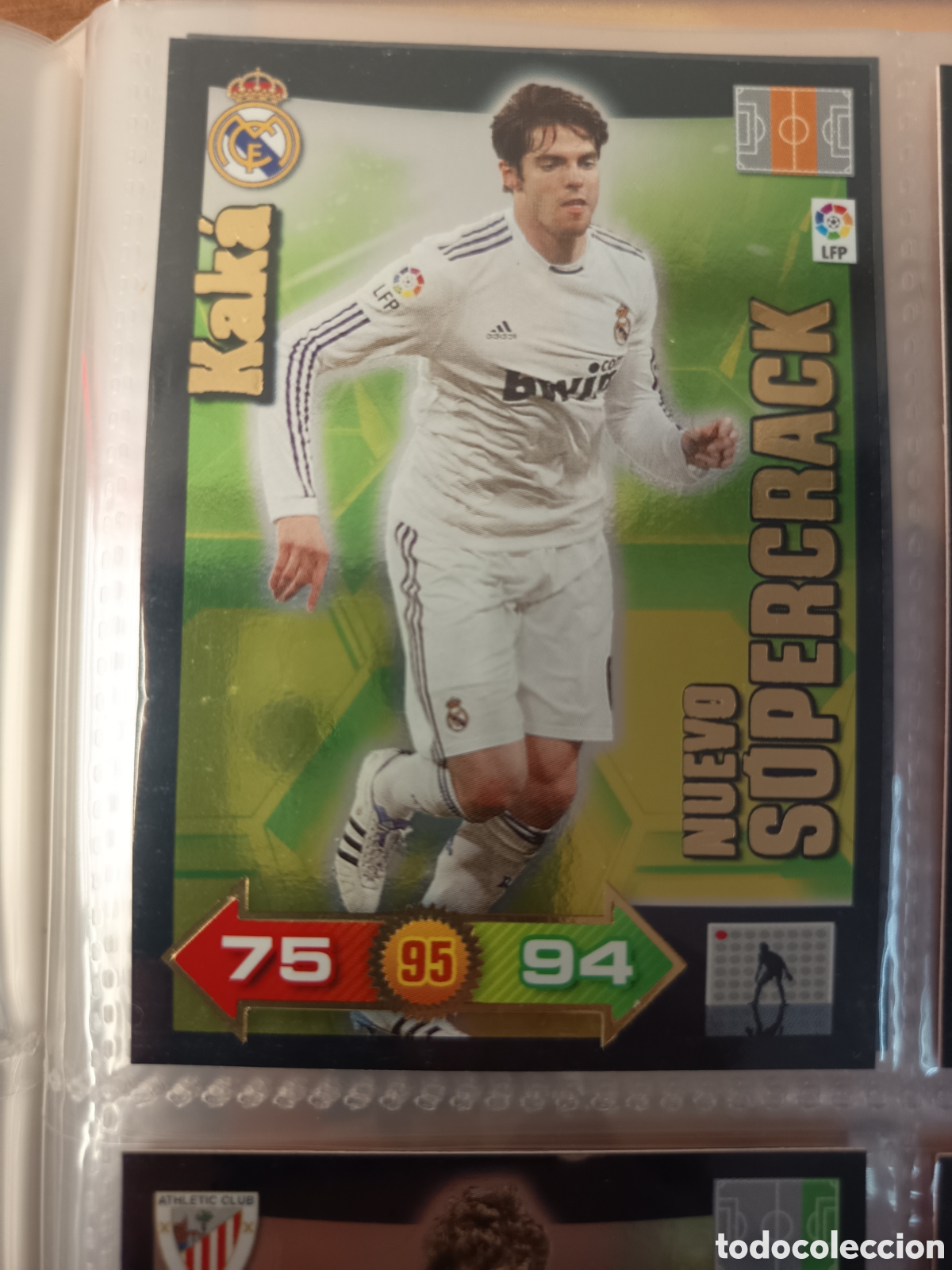Fu&szlig;ball-Sticker: ADRENALYN LIGA 2010 2011 NUEVO SUPERCRACK KAKA REAL MADRID