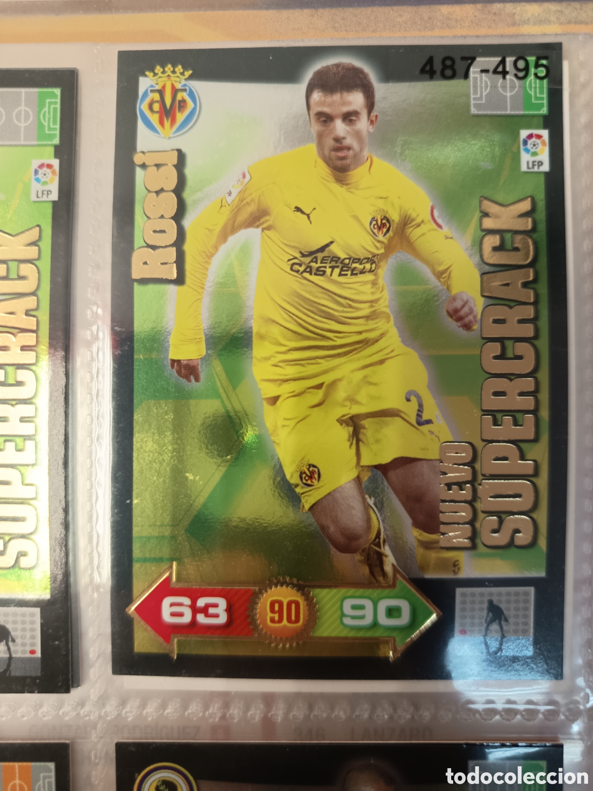 Cartes &agrave; collectionner de Football: ADRENALYN LIGA 2010 2011 NUEVO SUPERCRACK ROSSI VILLARREAL