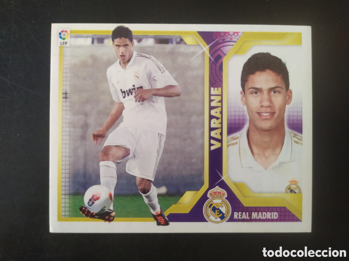 Cromos de f&uacute;tbol: Liga este 2011 2012 11 12 panini Varane n&deg; 5 B coloca Real Madrid