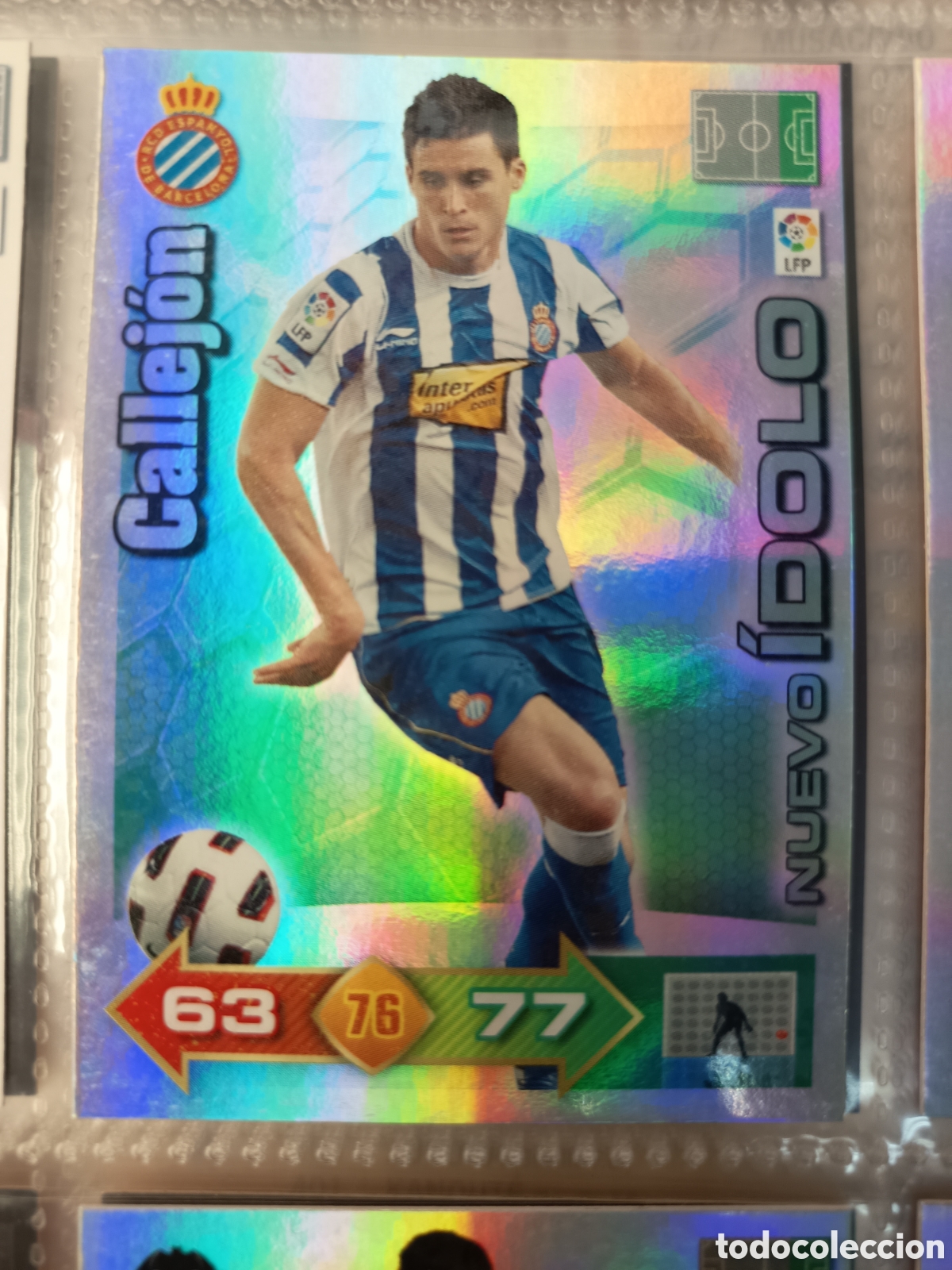 Cartes &agrave; collectionner de Football: ADRENALYN LIGA 2010 2011 NUEVO IDOLO CALLEJON ESPA&Ntilde;OL