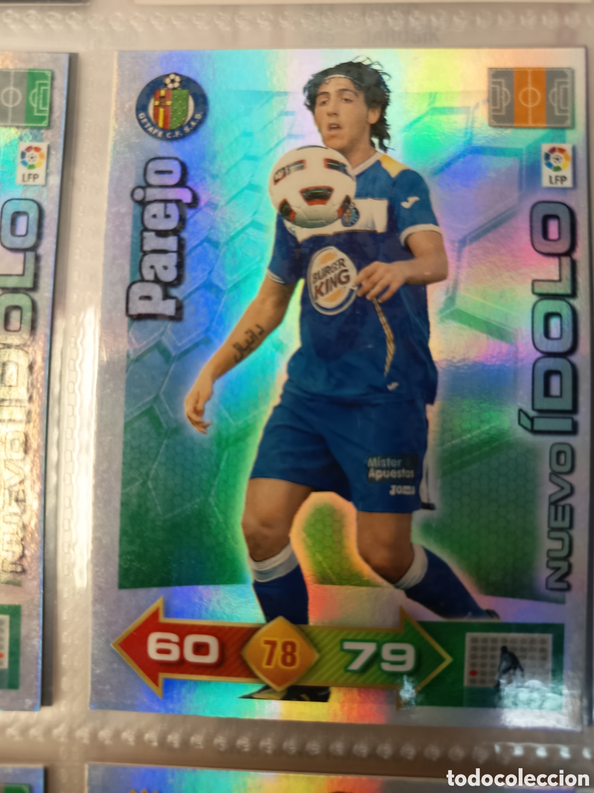Fu&szlig;ball-Sticker: ADRENALYN LIGA 2010 2011 NUEVO IDOLO PAREJO GETAFE