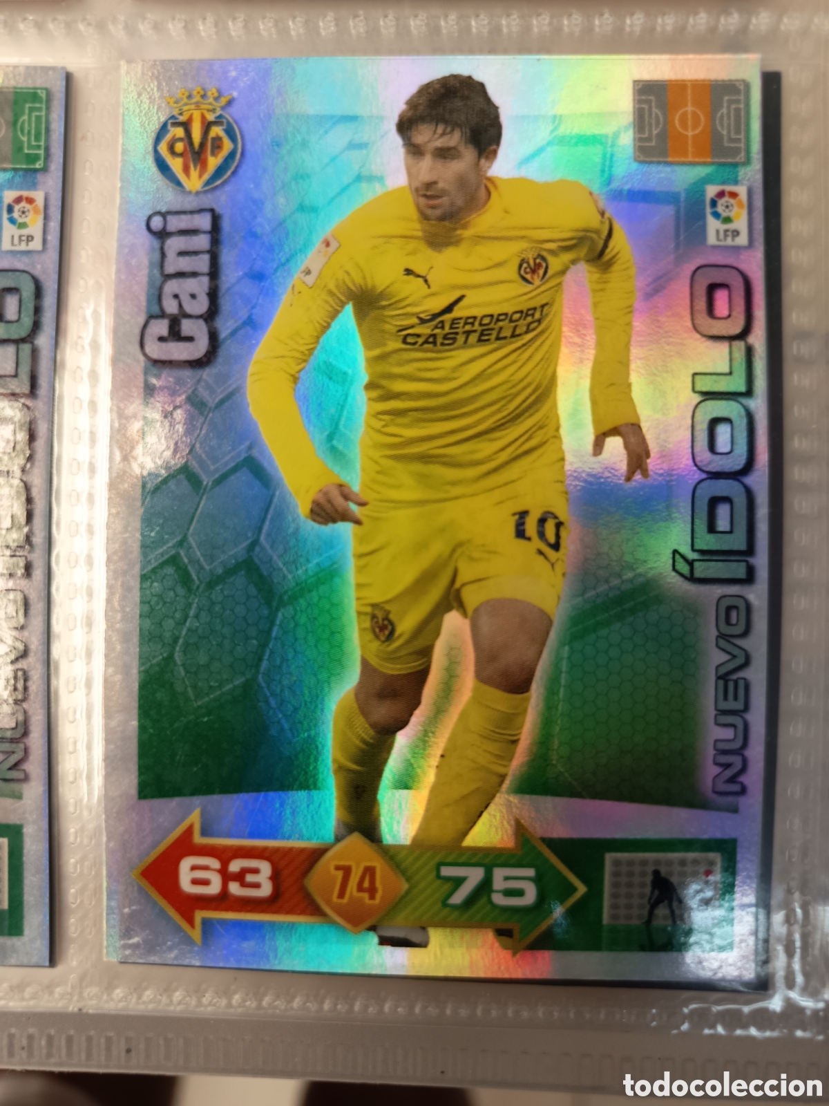 Fu&szlig;ball-Sticker: ADRENALYN LIGA 2010 2011 NUEVO IDOLO CANI VILLARREAL