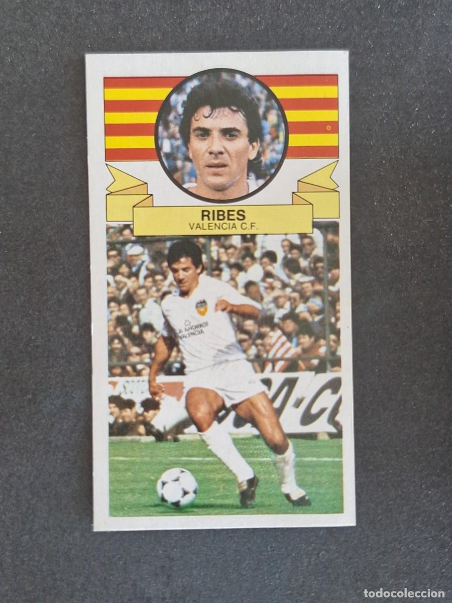 Cromos de f&uacute;tbol: L4 RIBES VALENCIA C. F. LIGA ESTE 1985 1986 85 86 DESPEGADO RECUPERADO