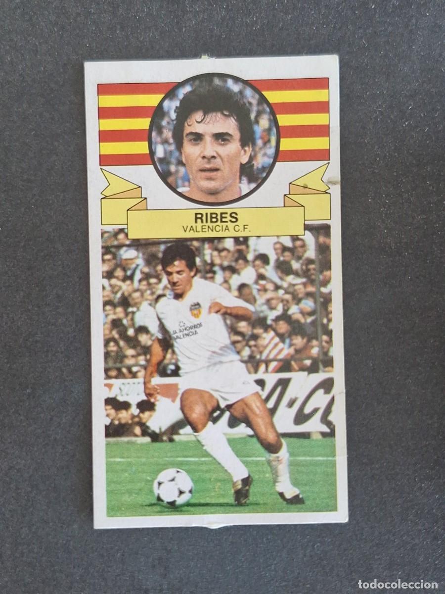 Fu&szlig;ball-Sticker: L4 RIBES VALENCIA C. F. LIGA ESTE 1985 1986 85 86 DESPEGADO RECUPERADO