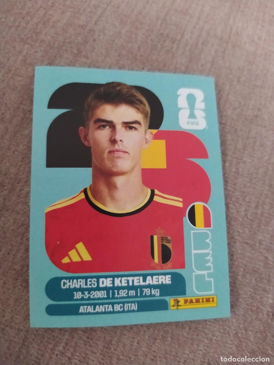 Fu&szlig;ball-Sticker: BEL 17 Charles DE KETELAERE B&eacute;lgica Mundial 2026 Panini