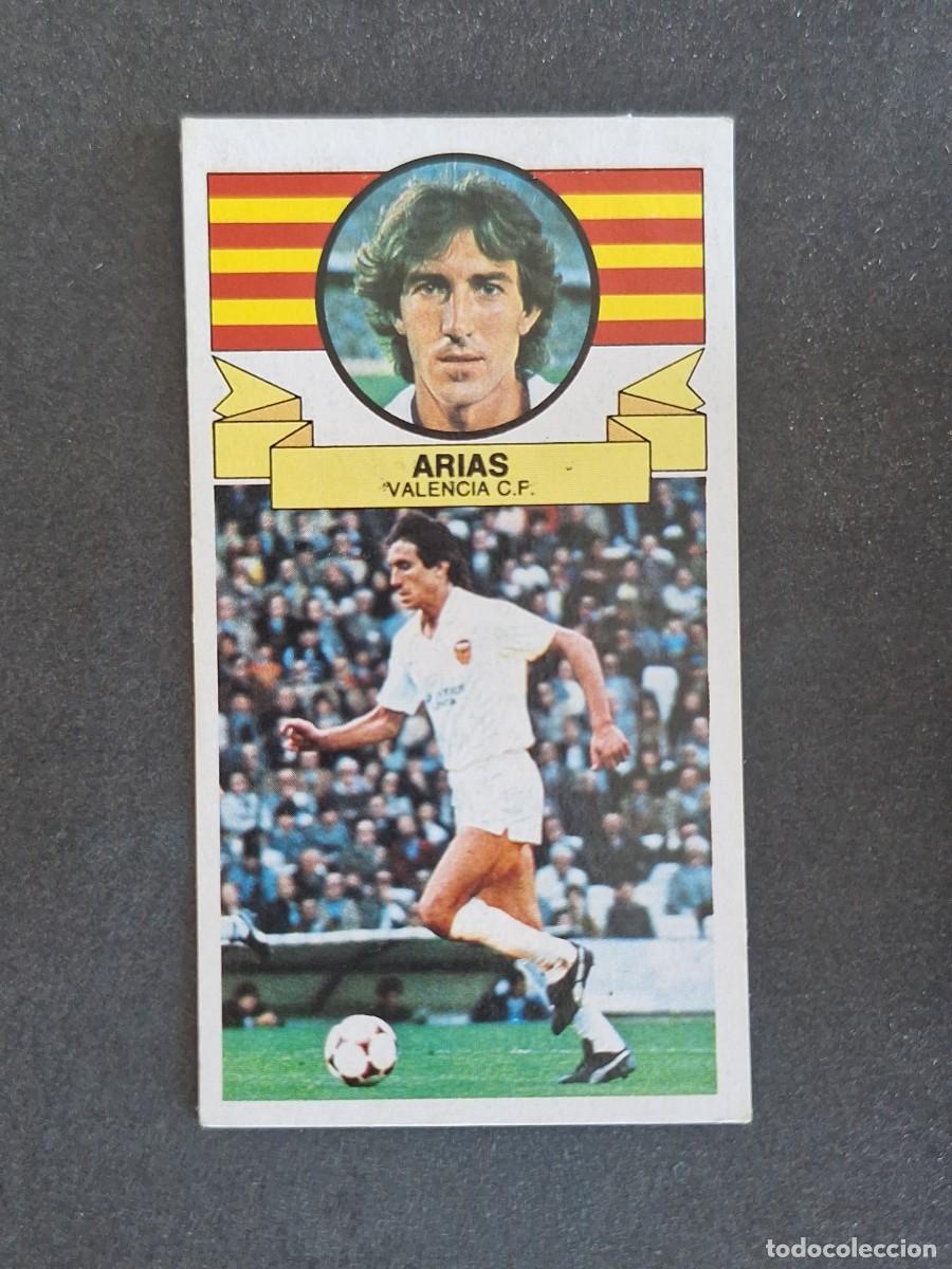 Cromos de f&uacute;tbol: L4 ARIAS VALENCIA C. F. LIGA ESTE 1985 1986 85 86 DESPEGADO RECUPERADO