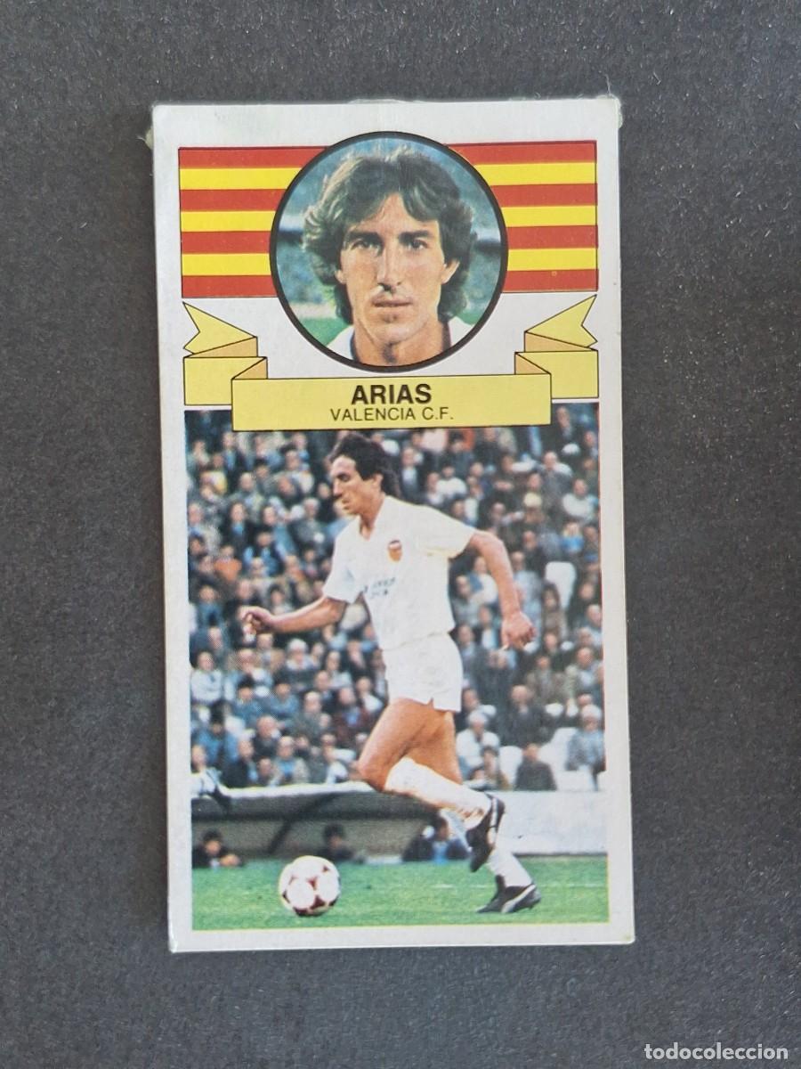 Cromos de f&uacute;tbol: L4 ARIAS VALENCIA C. F. LIGA ESTE 1985 1986 85 86 DESPEGADO RECUPERADO