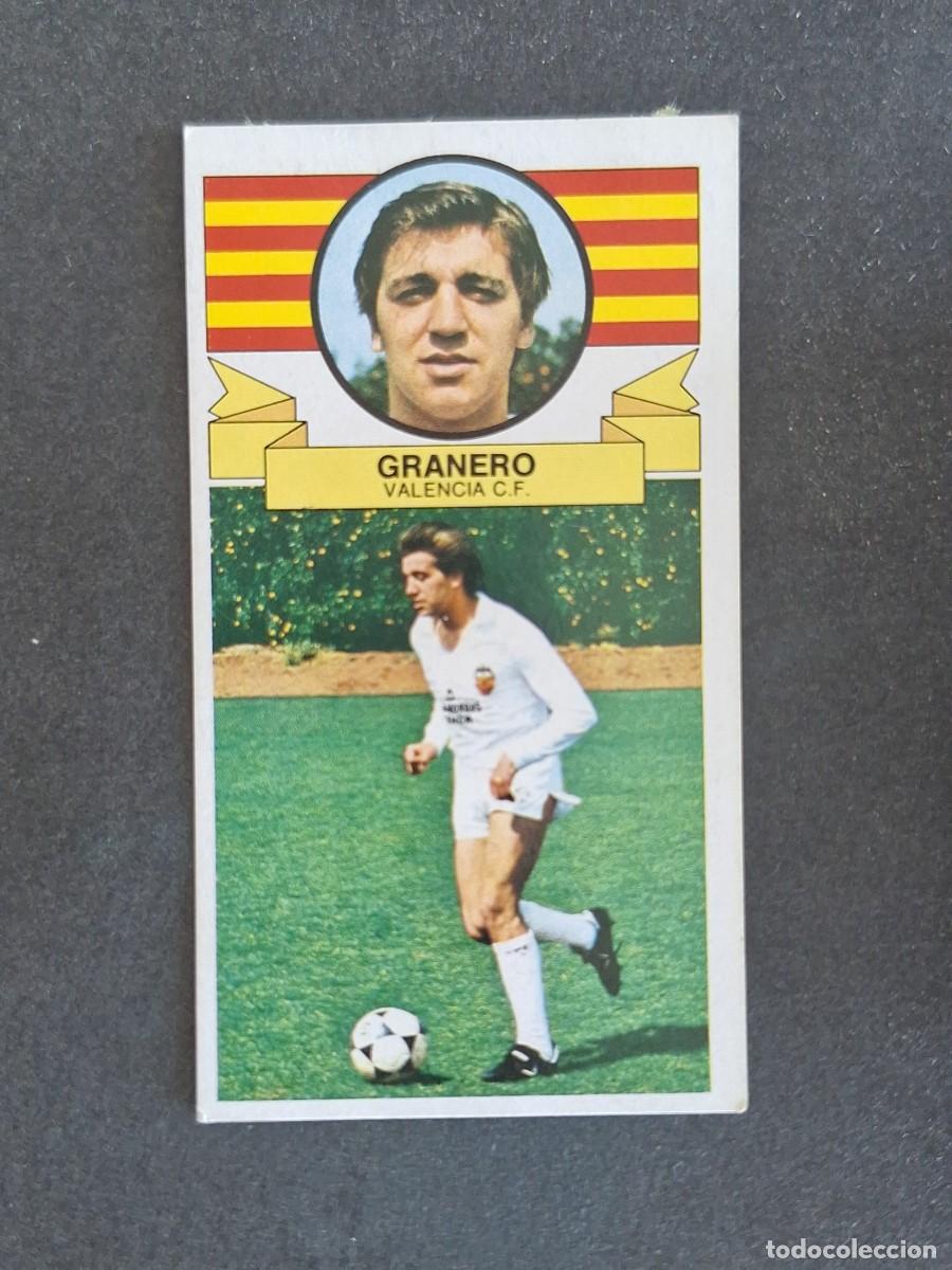 Cromos de f&uacute;tbol: L4 GRANERO VALENCIA C. F. LIGA ESTE 1985 1986 85 86 DESPEGADO RECUPERADO
