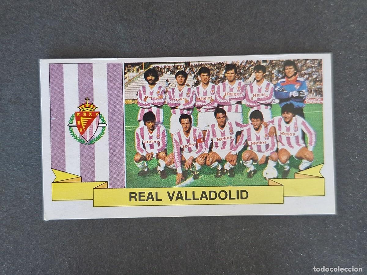 Cromos de f&uacute;tbol: L4 EQUIPO REAL VALLADOLID LIGA ESTE 1985 1986 85 86 DESPEGADO RECUPERADO