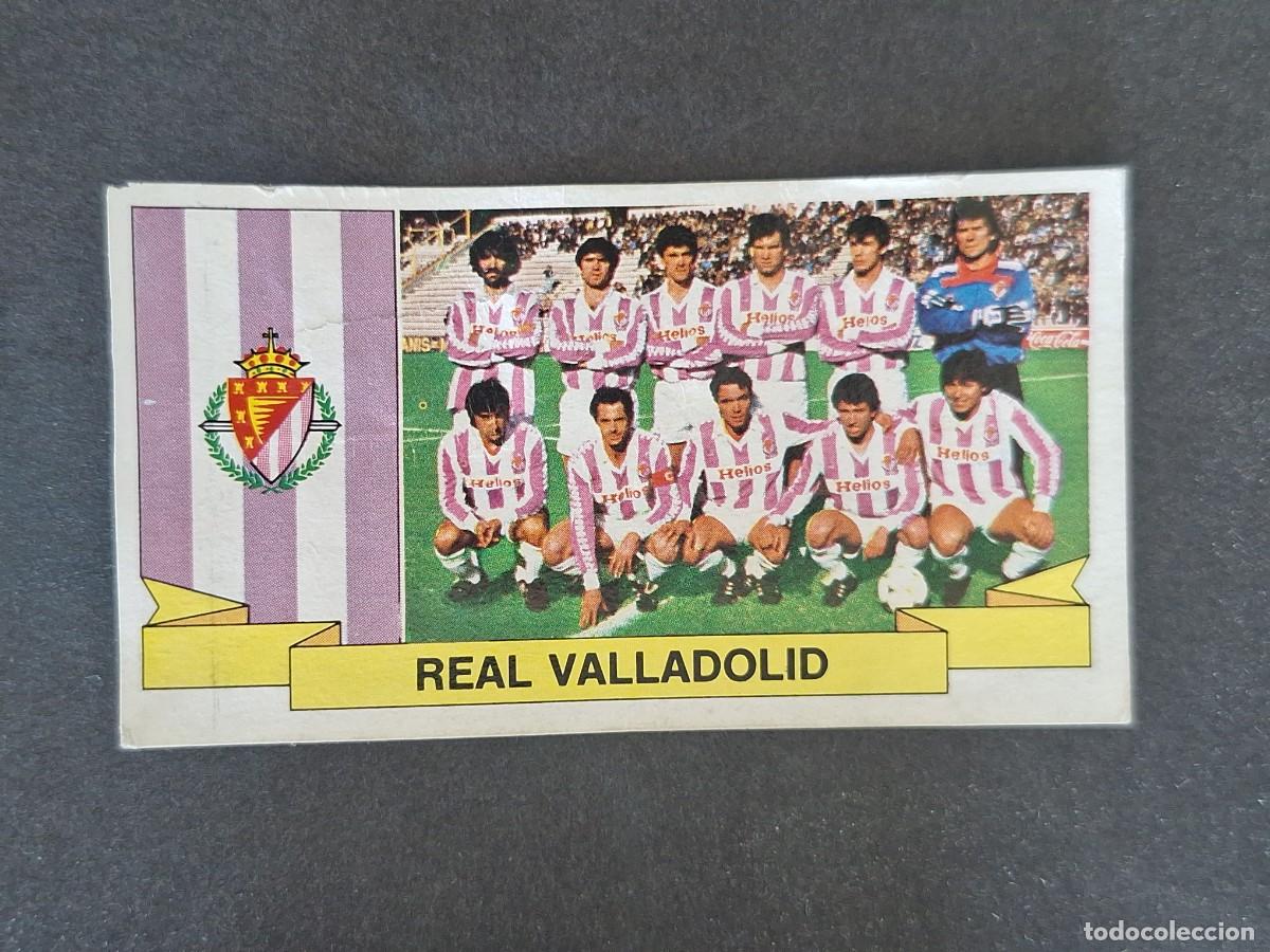 Cromos de f&uacute;tbol: L4 EQUIPO REAL VALLADOLID LIGA ESTE 1985 1986 85 86 DESPEGADO RECUPERADO