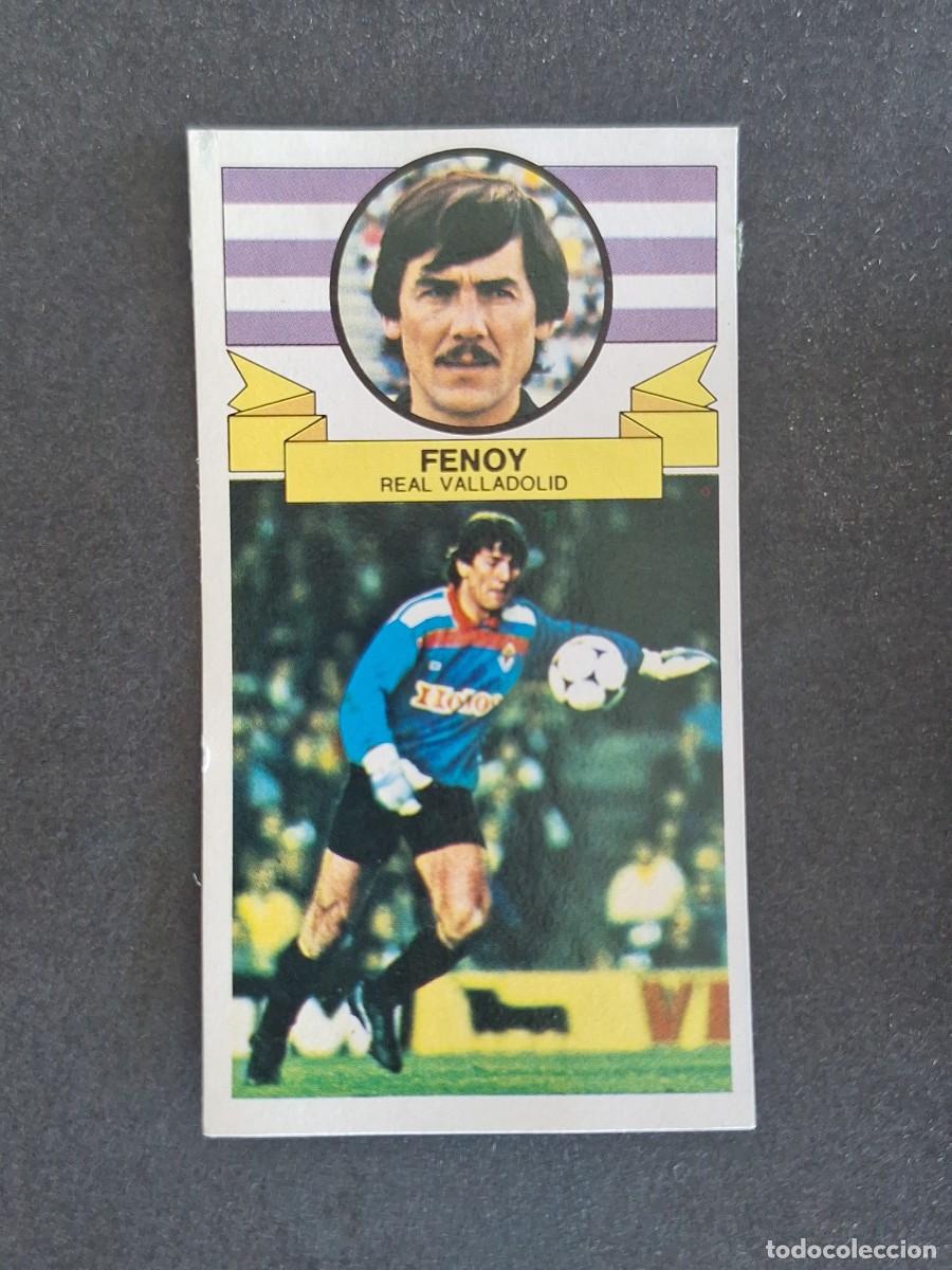 Cromos de f&uacute;tbol: L4 FENOY REAL VALLADOLID LIGA ESTE 1985 1986 85 86 DESPEGADO RECUPERADO