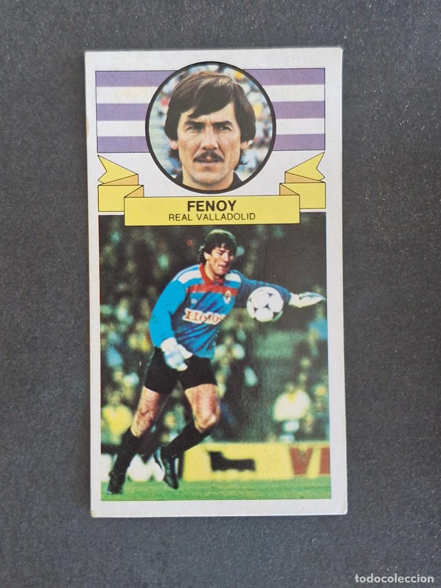 Cromos de f&uacute;tbol: L4 FENOY REAL VALLADOLID LIGA ESTE 1985 1986 85 86 DESPEGADO RECUPERADO