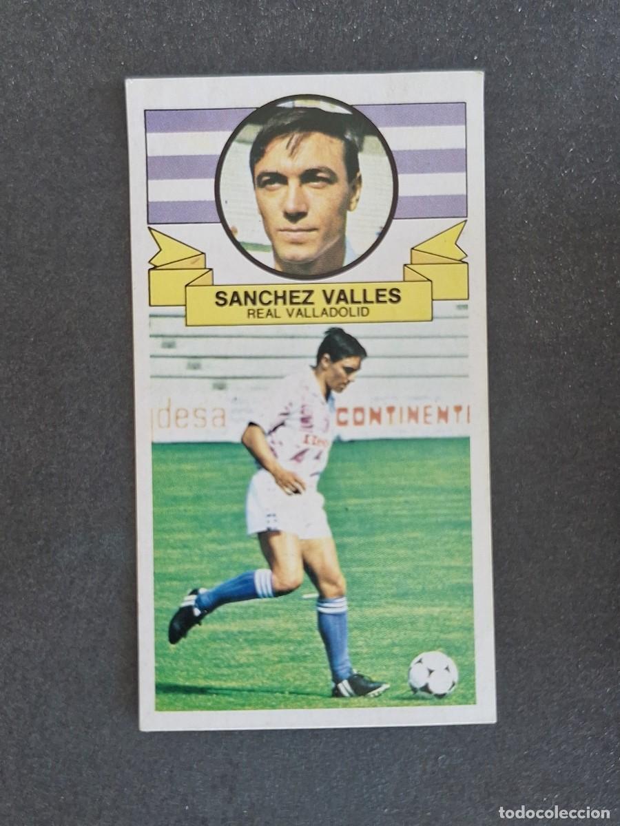 Cromos de f&uacute;tbol: L4 SANCHEZ VALLES REAL VALLADOLID LIGA ESTE 1985 1986 85 86 DESPEGADO RECUPERADO