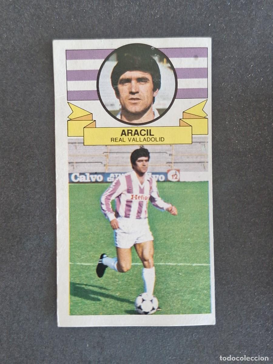 Cromos de f&uacute;tbol: L4 ARACIL REAL VALLADOLID LIGA ESTE 1985 1986 85 86 DESPEGADO RECUPERADO