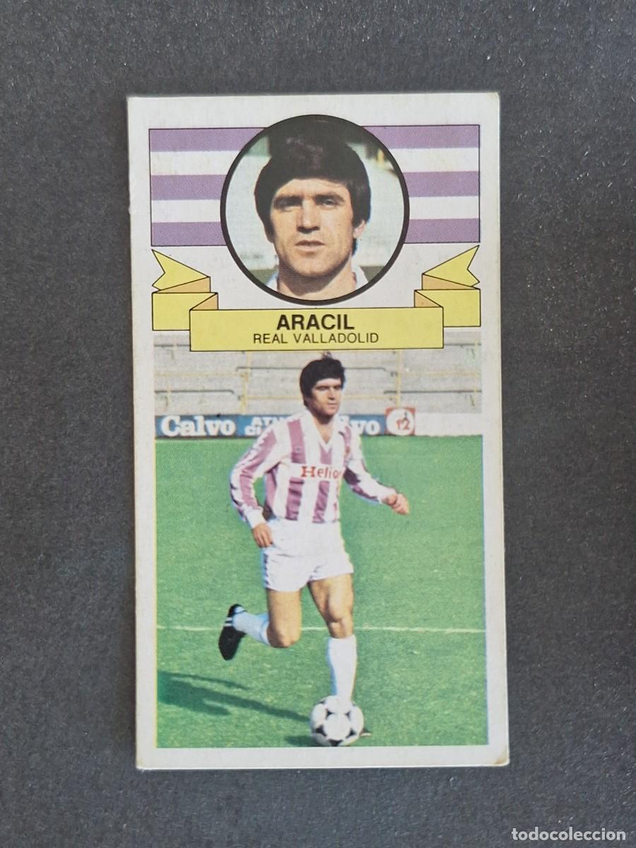 Cromos de f&uacute;tbol: L4 ARACIL REAL VALLADOLID LIGA ESTE 1985 1986 85 86 DESPEGADO RECUPERADO