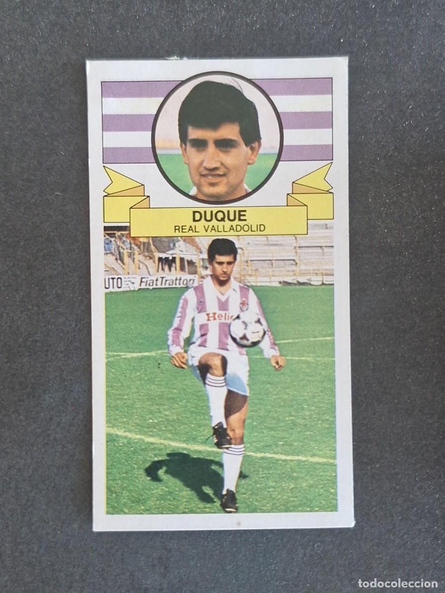 Cromos de f&uacute;tbol: L4 DUQUE REAL VALLADOLID LIGA ESTE 1985 1986 85 86 DESPEGADO RECUPERADO