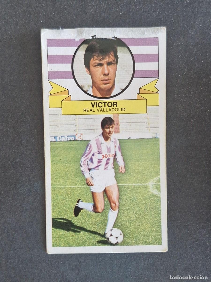 Fu&szlig;ball-Sticker: L4 VICTOR REAL VALLADOLID LIGA ESTE 1985 1986 85 86 DESPEGADO RECUPERADO