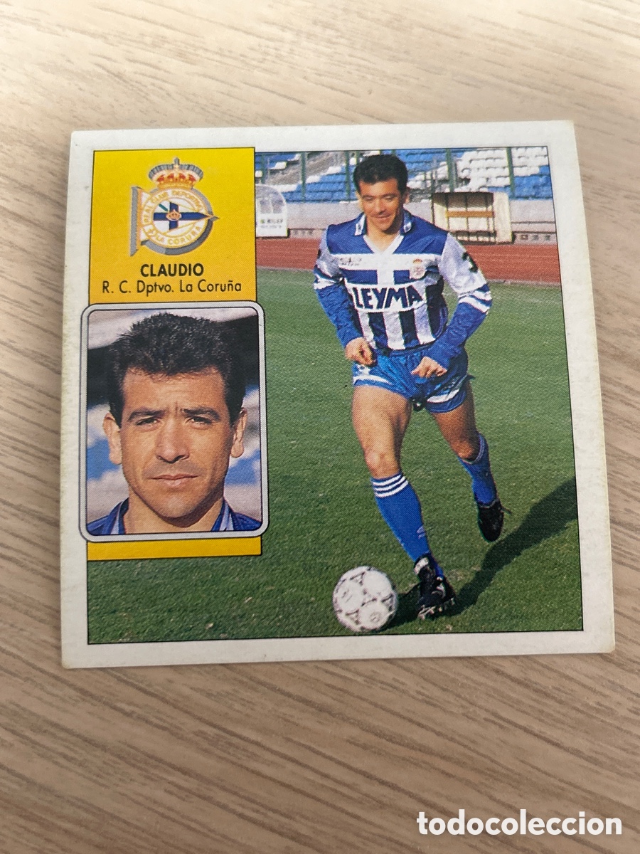 Fu&szlig;ball-Sticker: CLAUDIO DEPORTIVO LIGA ESTE 1992 1993 92 93 NUNCA PEGADO SIN PEGAR