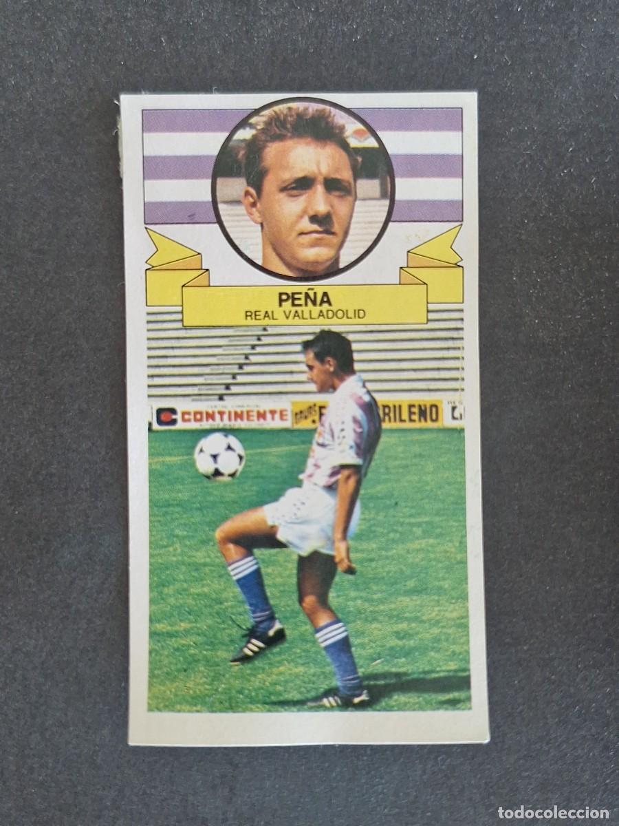 Fu&szlig;ball-Sticker: L4 PE&Ntilde;A REAL VALLADOLID LIGA ESTE 1985 1986 85 86 DESPEGADO RECUPERADO