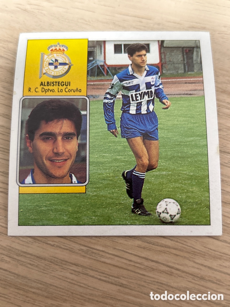 Cromos de f&uacute;tbol: ALBISTEGUI DEPORTIVO LIGA ESTE 1992 1993 92 93 NUNCA PEGADO SIN PEGAR