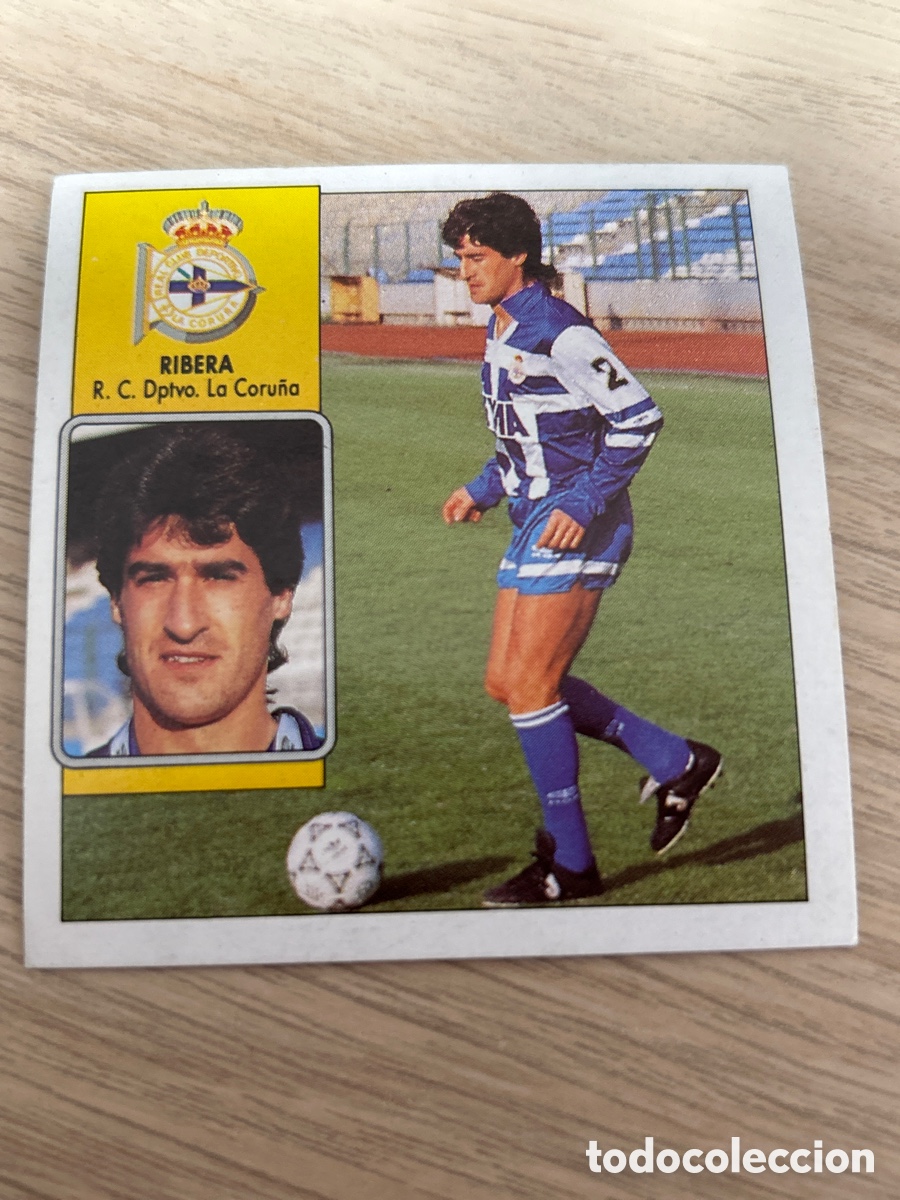 Cromos de f&uacute;tbol: RIBERA DEPORTIVO LIGA ESTE 1992 1993 92 93 NUNCA PEGADO SIN PEGAR