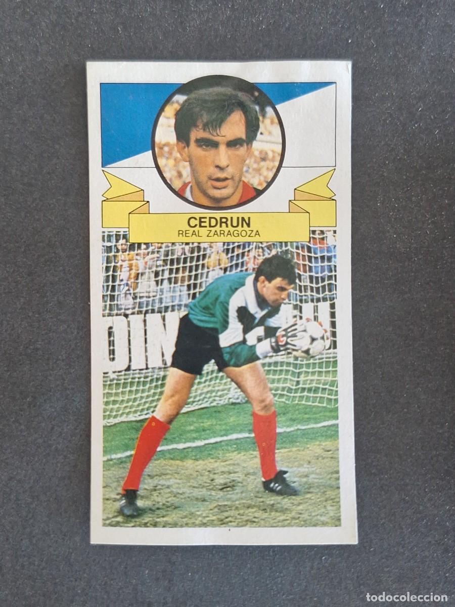 Cromos de f&uacute;tbol: L4 CEDRUN REAL ZARAGOZA LIGA ESTE 1985 1986 85 86 DESPEGADO RECUPERADO