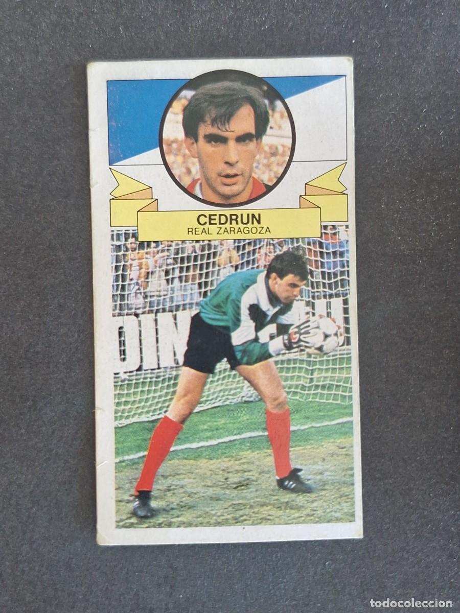 Cromos de f&uacute;tbol: L4 CEDRUN REAL ZARAGOZA LIGA ESTE 1985 1986 85 86 DESPEGADO RECUPERADO