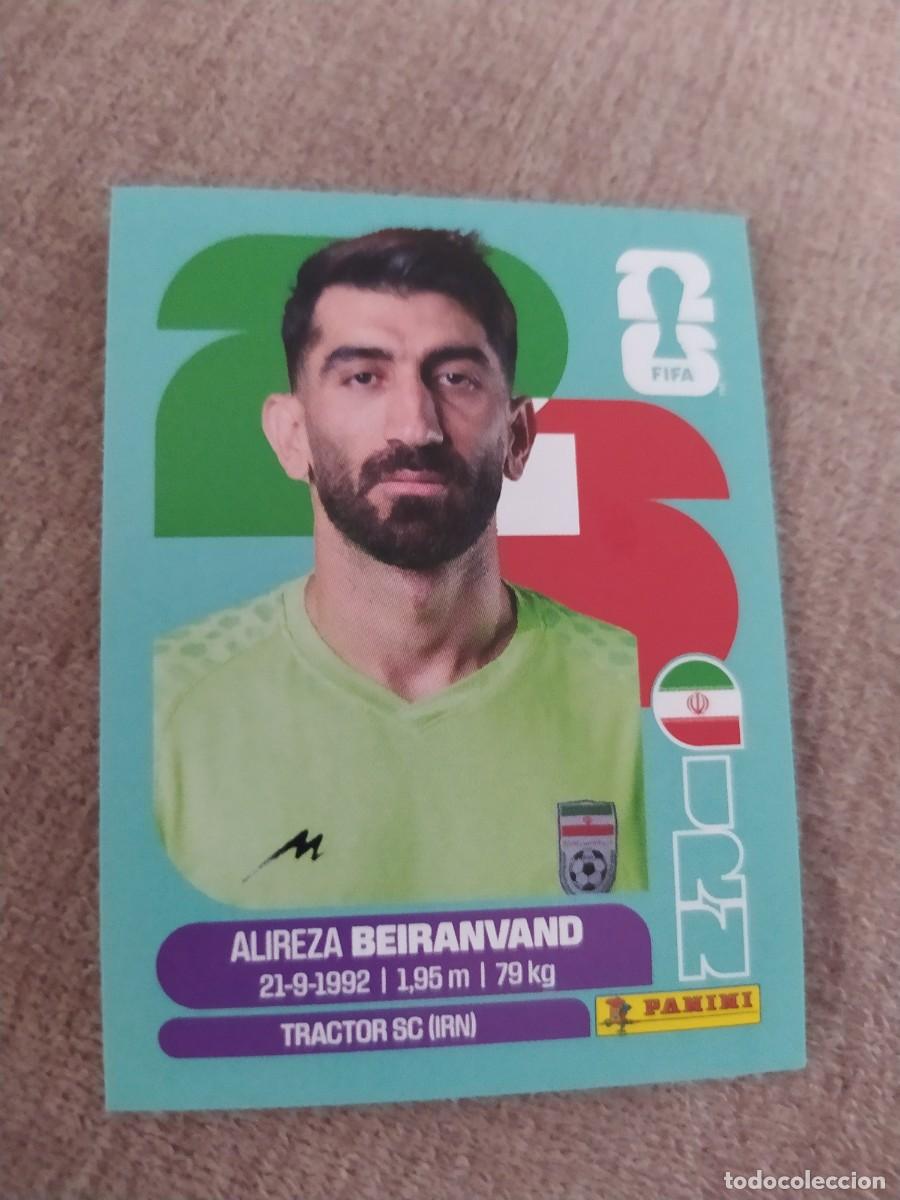 Cromos de f&uacute;tbol: IRN 02 Alireza BEIRANVAND 2 Iran Mundial 2026 Panini
