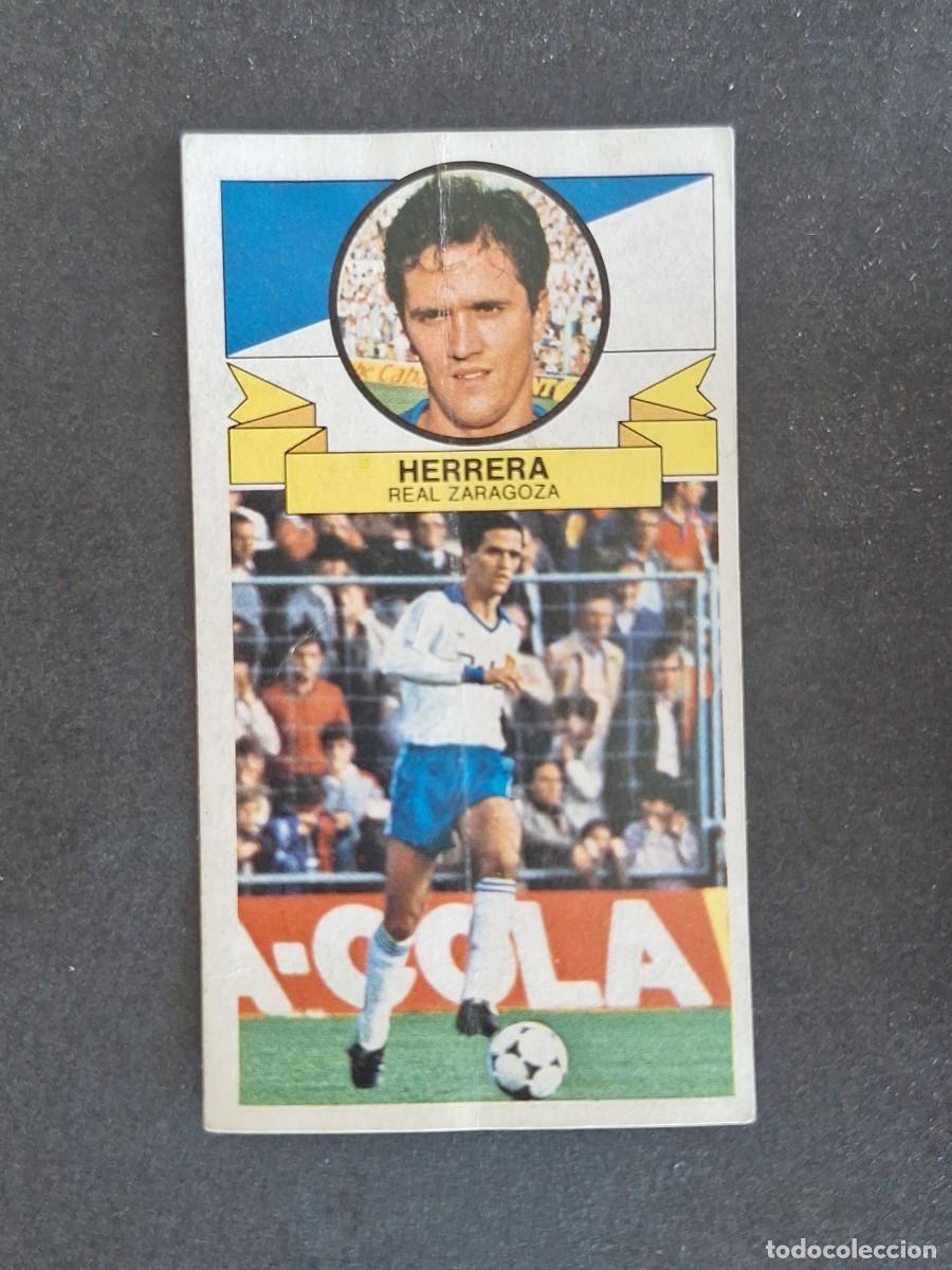 Cromos de f&uacute;tbol: L4 HERRERA REAL ZARAGOZA LIGA ESTE 1985 1986 85 86 DESPEGADO RECUPERADO