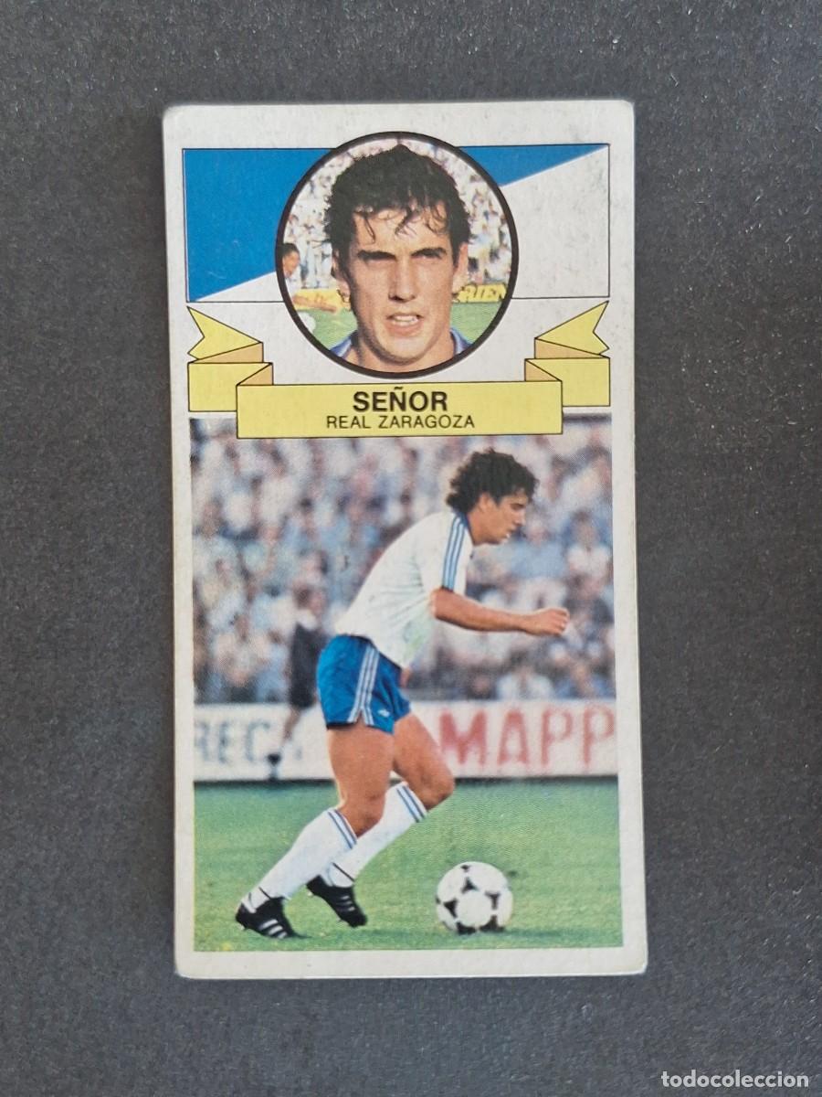 Cromos de f&uacute;tbol: L4 SE&Ntilde;OR REAL ZARAGOZA LIGA ESTE 1985 1986 85 86 DESPEGADO RECUPERADO