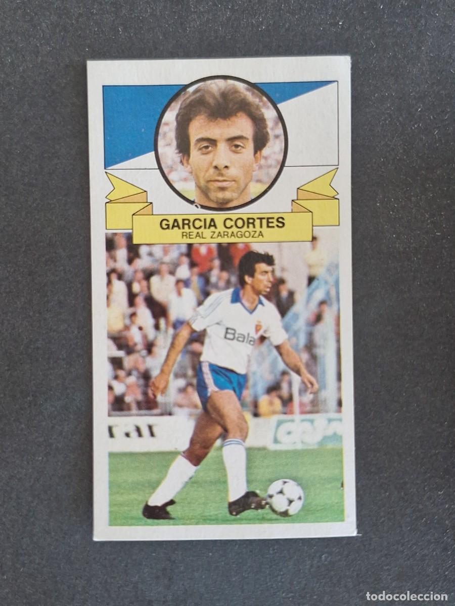 Cromos de f&uacute;tbol: L4 GARCIA CORTES REAL ZARAGOZA LIGA ESTE 1985 1986 85 86 DESPEGADO RECUPERADO