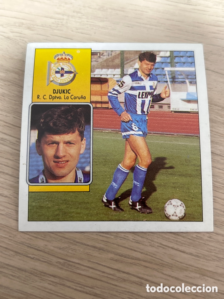 Cromos de f&uacute;tbol: DJUKIC DEPORTIVO LIGA ESTE 1992 1993 92 93 NUNCA PEGADO SIN PEGAR
