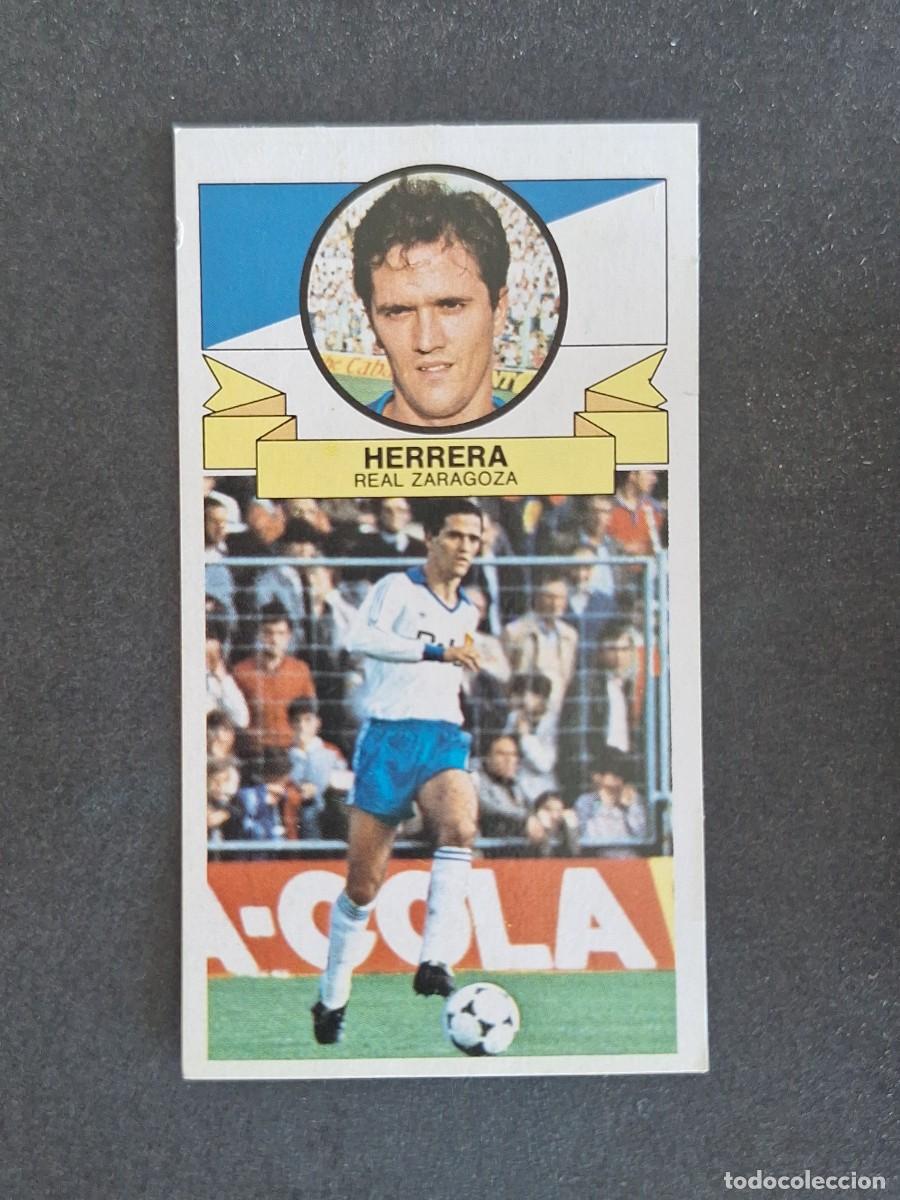 Cromos de f&uacute;tbol: L4 HERRERA REAL ZARAGOZA LIGA ESTE 1985 1986 85 86 DESPEGADO RECUPERADO